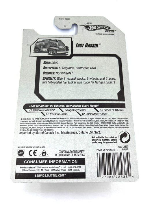 RARE Hot Wheels 2009 Fast Gassin 14/42 New Models