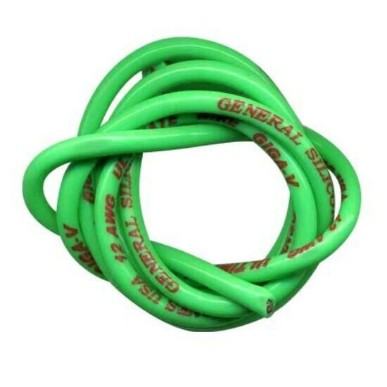Trickbits 12g Fluorescent Green Silicon electrical Wire (2.5 feet) TB2074FG