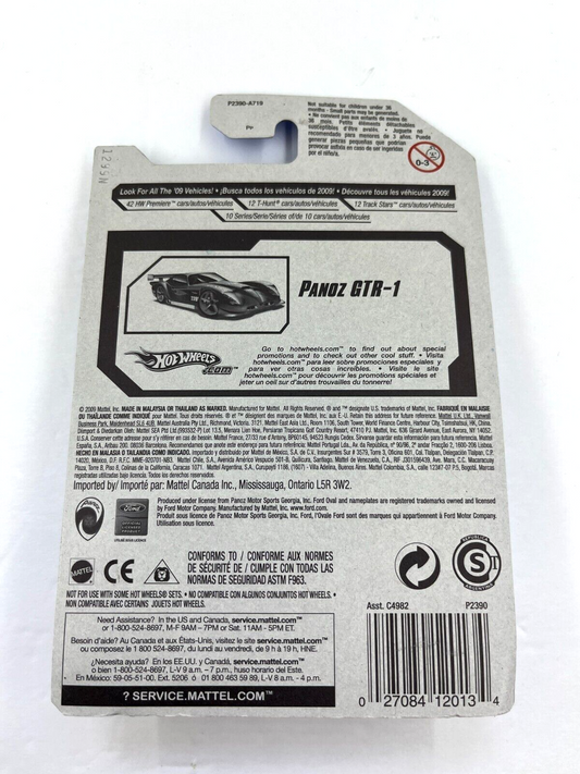 RARE Hot Wheels 2009 Panoz GTR-1 Hot Wheels Racing 04/10
