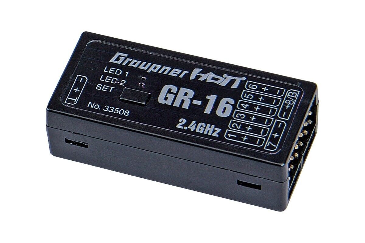 Graupner GR-16 8ch HOTT Receiver 33508