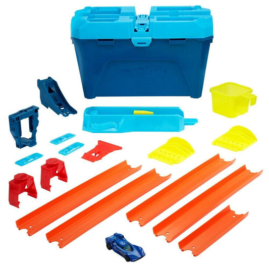 Hot wheels Track Builder Unlimited Crash Box Die Cast Toy Car Set