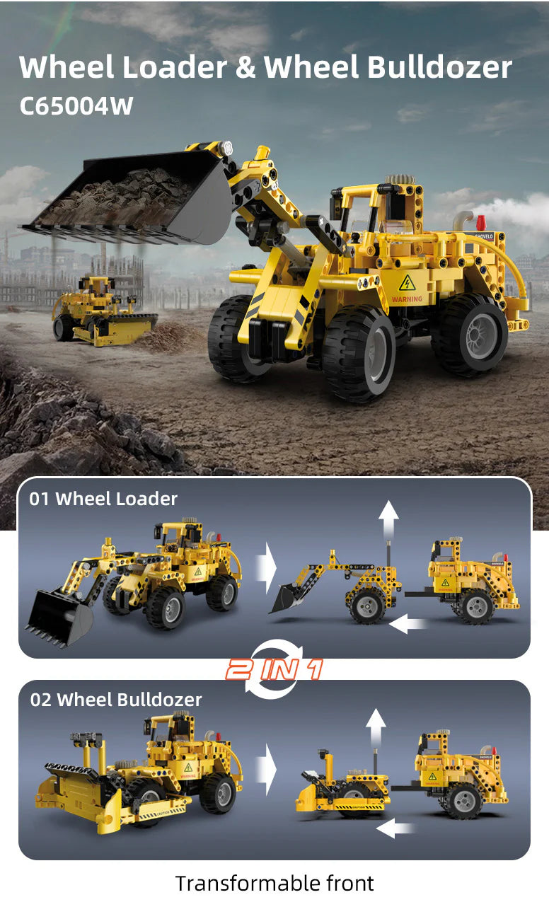 CaDA Loader (2in1) - 693pcs Brick Kit