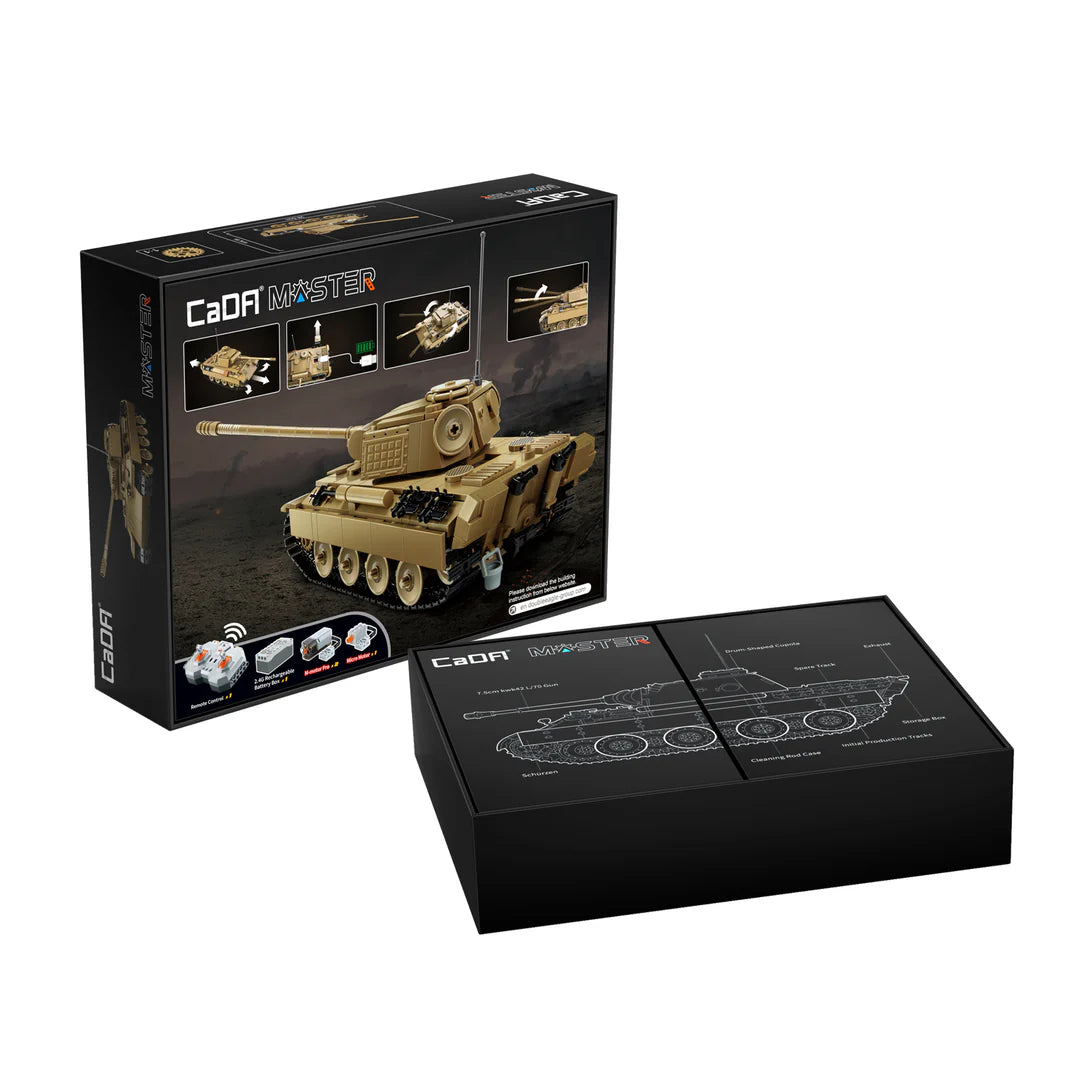 CaDA RC Panther Tank - 907pcs Brick Kit