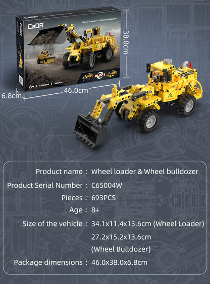 CaDA Loader (2in1) - 693pcs Brick Kit