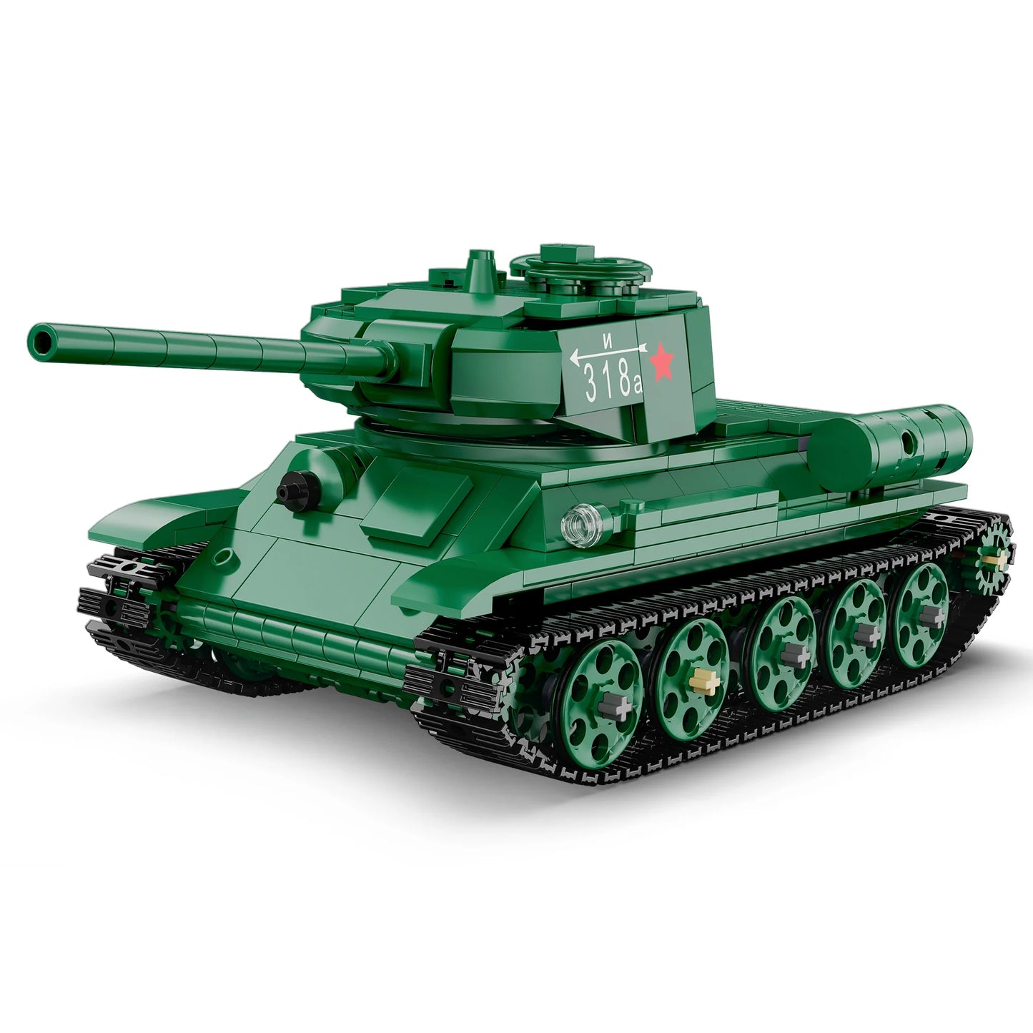 CaDA RC T34 Medium Tank - 722pcs Brick Kit