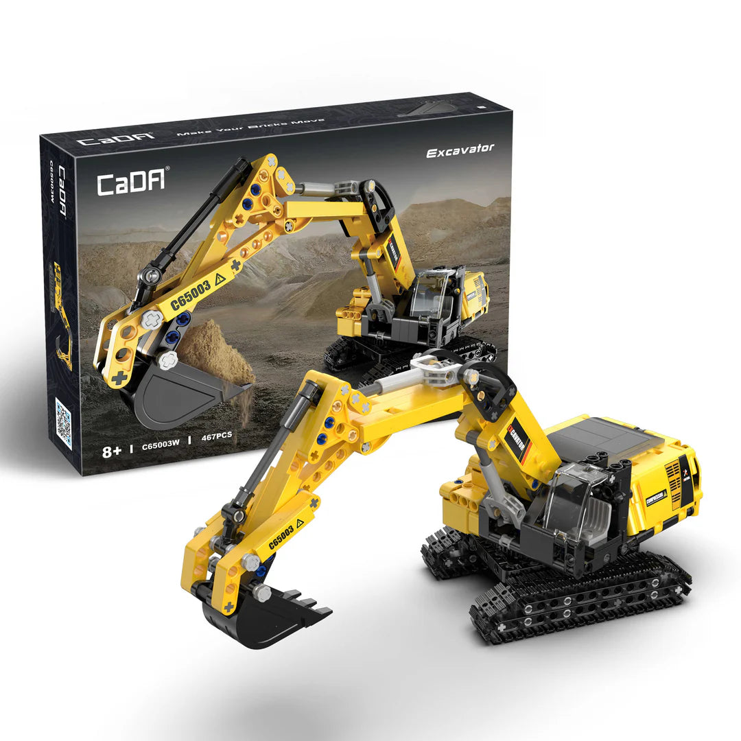 CaDA Excavator - 467cps Brick Kit