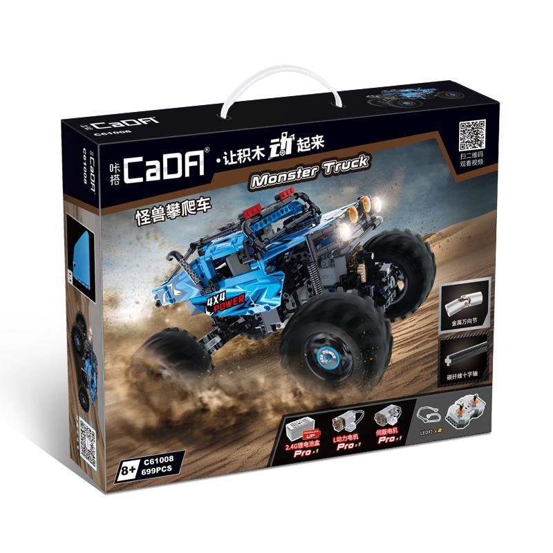 CaDA RC Monster Climbing car - 699 pcs Brick Kit