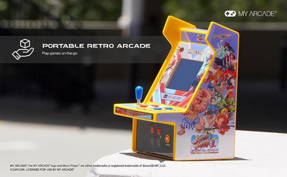 Super Street Fighter II Micro Player Pro 6.7" Portable Retro Arcade (2 Games In 1)