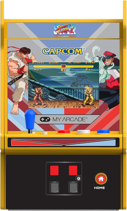 Super Street Fighter II Micro Player Pro 6.7" Portable Retro Arcade (2 Games In 1)