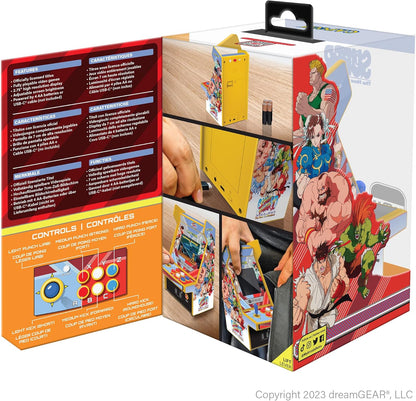 Super Street Fighter II Micro Player Pro 6.7" Portable Retro Arcade (2 Games In 1)