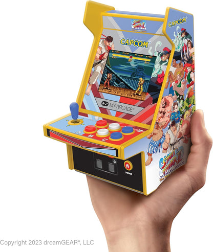 Super Street Fighter II Micro Player Pro 6.7" Portable Retro Arcade (2 Games In 1)