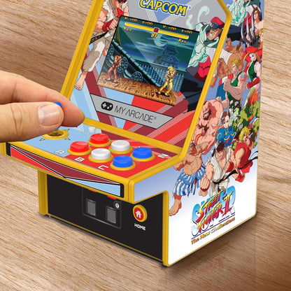 Super Street Fighter II Micro Player Pro 6.7" Portable Retro Arcade (2 Games In 1)