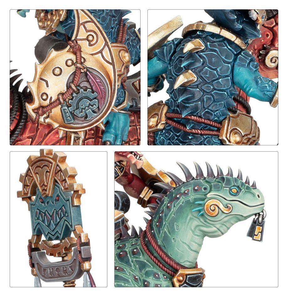 Warhammer Age Of Sigmar Seraphon: Aggradon Lancers