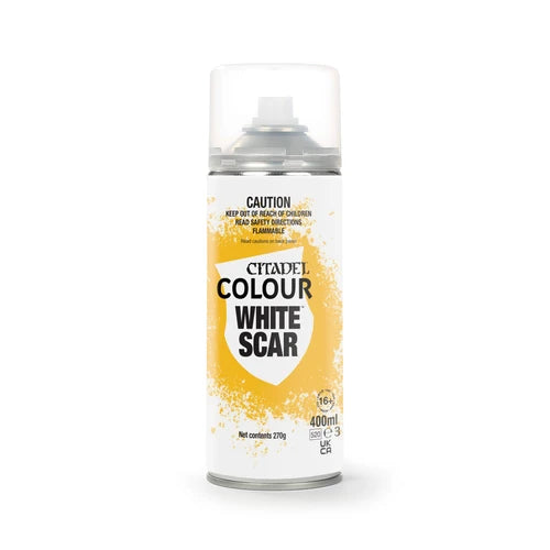 Warhammer Citadel Paint: White Scar 400ml (Spray)