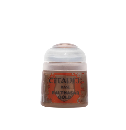 Warhammer Citadel Paint: Balthasar Gold 12ml (Base)