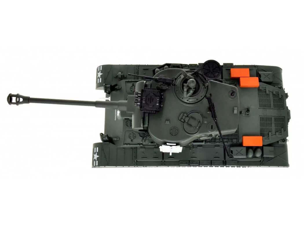 BROTHER TANK RC TANK 1:18 USA M26 PERSHING 'SNOW LEOPARD' GREEN