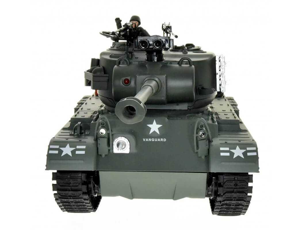 BROTHER TANK RC TANK 1:18 USA M26 PERSHING 'SNOW LEOPARD' GREEN