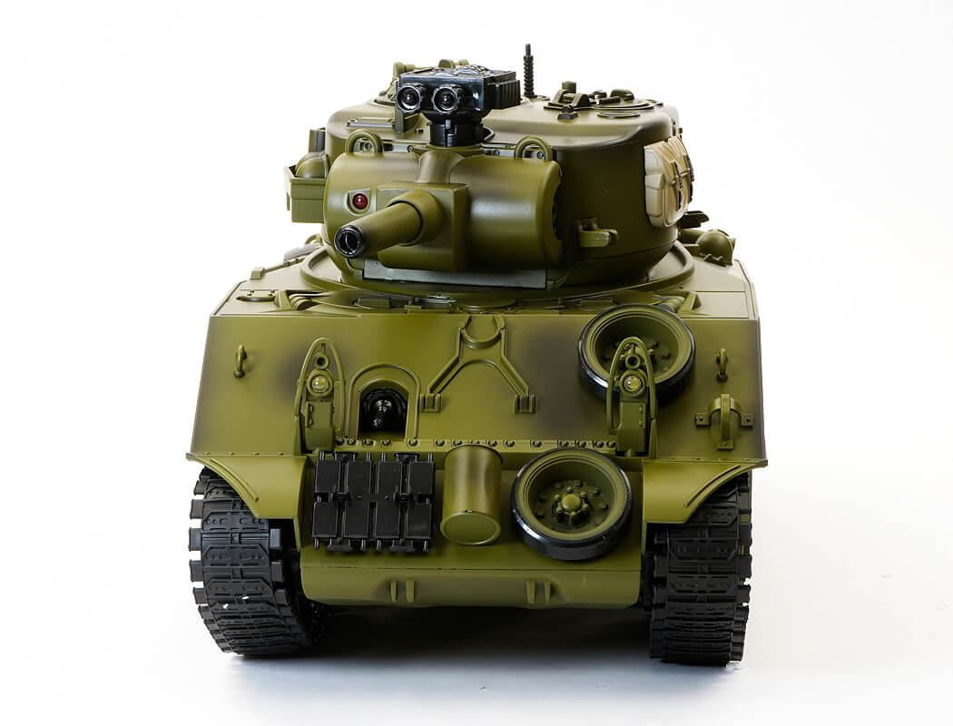 BROTHER TANK RC TANK 1:18 USA M4A3 SHERMAN GREEN