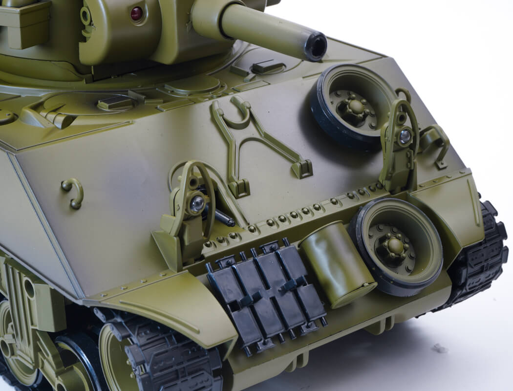 BROTHER TANK RC TANK 1:18 USA M4A3 SHERMAN GREEN