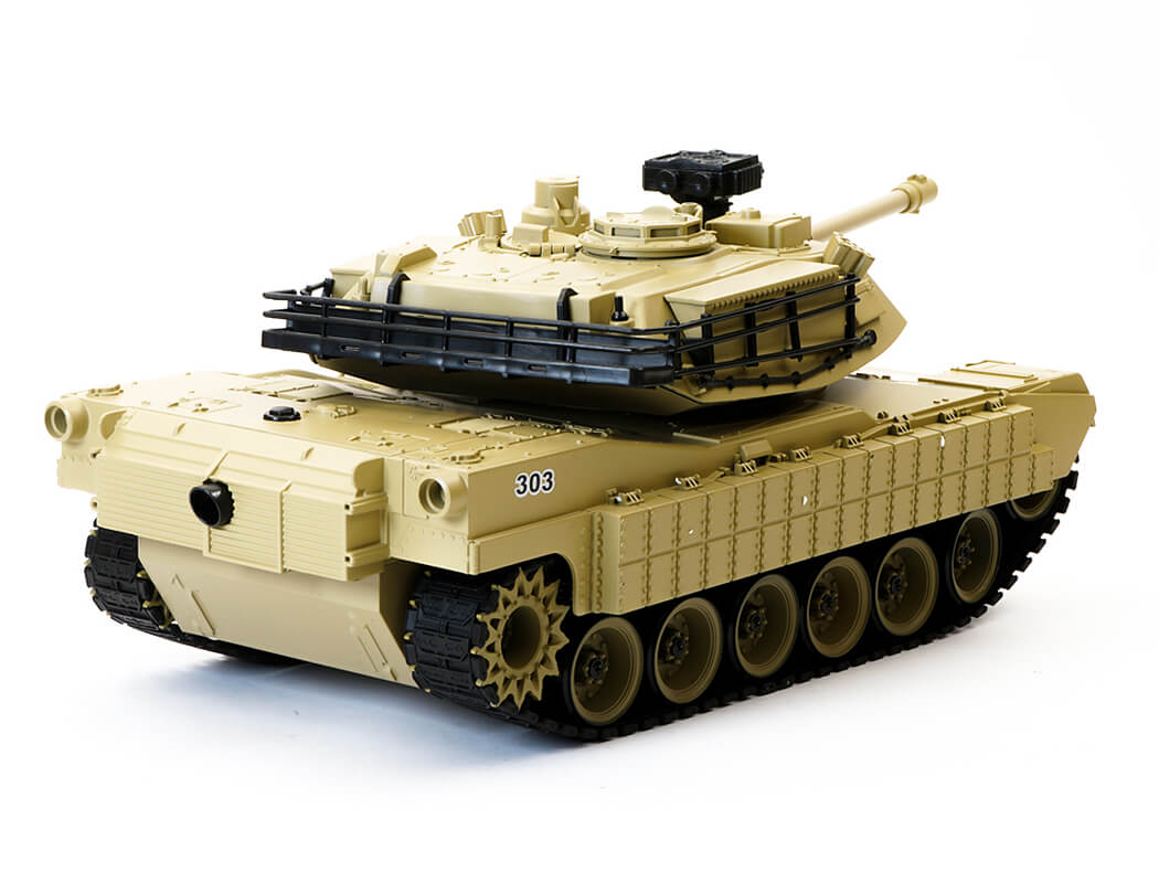 BROTHER TANK RC TANK 1:18 USA M1A2 DESERT STORM