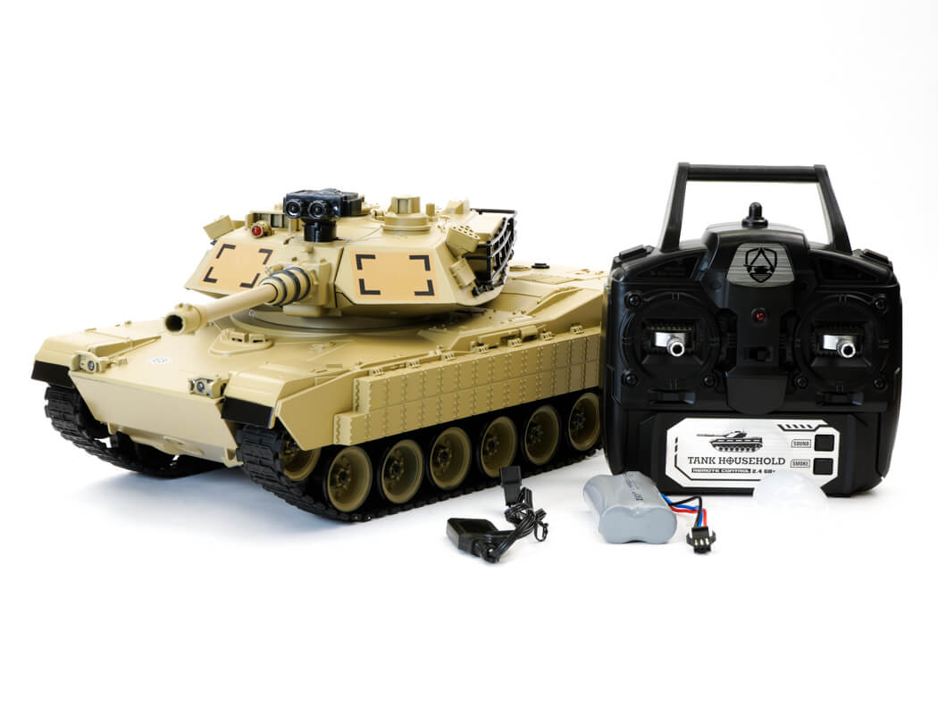 BROTHER TANK RC TANK 1:18 USA M1A2 DESERT STORM