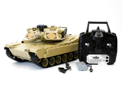 BROTHER TANK RC TANK 1:18 USA M1A2 DESERT STORM