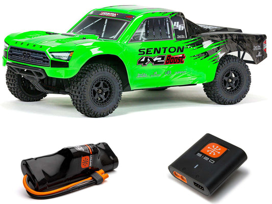ARRMA Senton Boost 4X2 550 Mega 1/10 2WD SC Green w/Battery + Charger