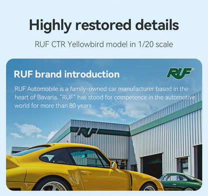 CaDA RC 1/20 RUF CTR 2017 Yellowbird - 222 pcs Brick Kit