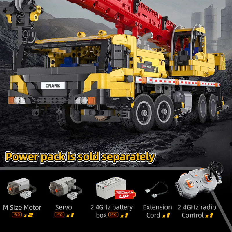 CaDA Full function mobile crane - 1831pcs Brick Kit