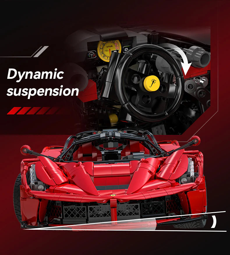 CaDA 1:8 Viva Hypercar - 4739 pcs Brick Kit – Gliders & Racing Models