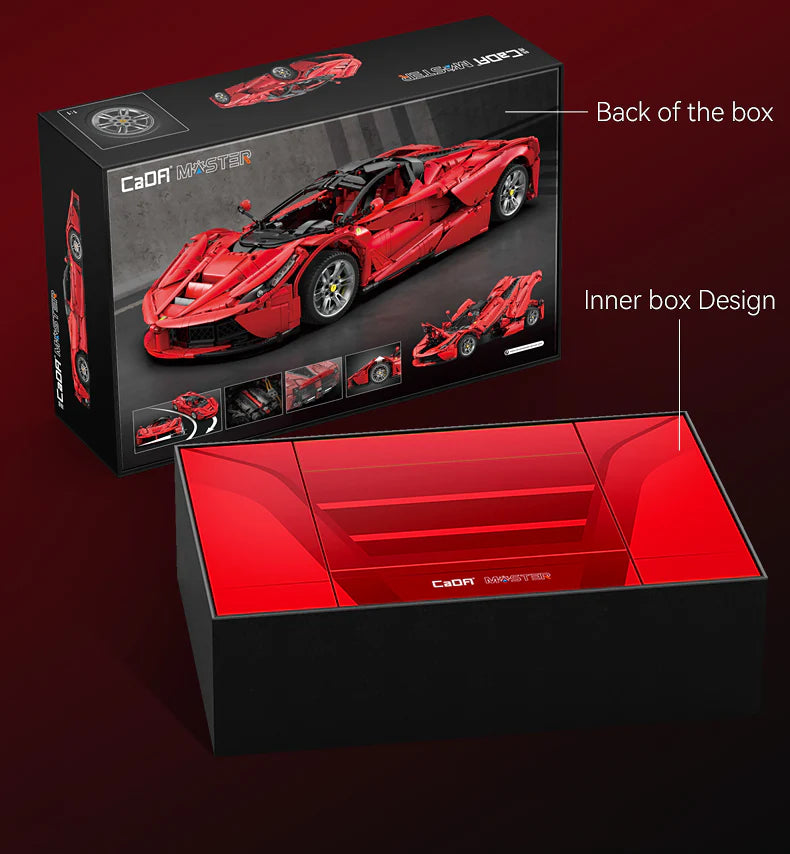 CaDA 1:8 Viva Hypercar - 4739 pcs Brick Kit