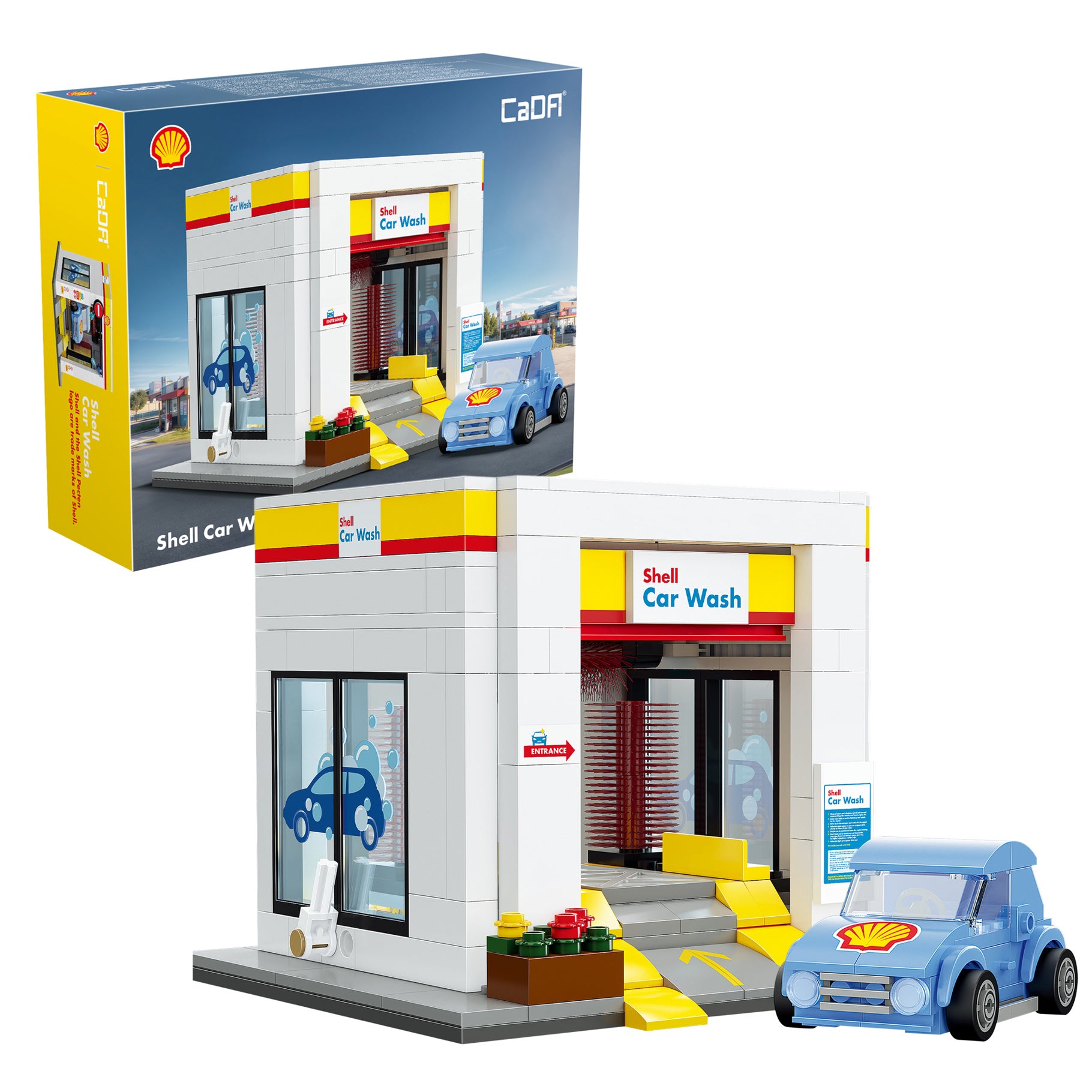 CaDA Shell Car Wash - 294 pcs – Gliders & Racing Models