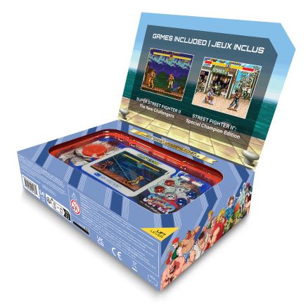 Super Street Fighter II Pocket Player Pro Portable Gaming System (2 Games In 1)