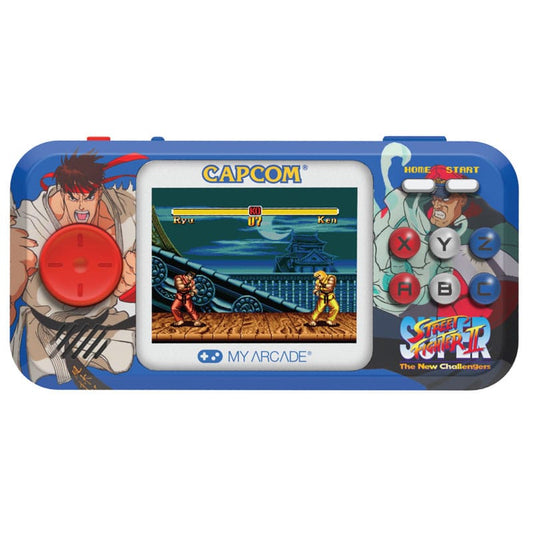 Super Street Fighter II Pocket Player Pro Portable Gaming System (2 Games In 1)