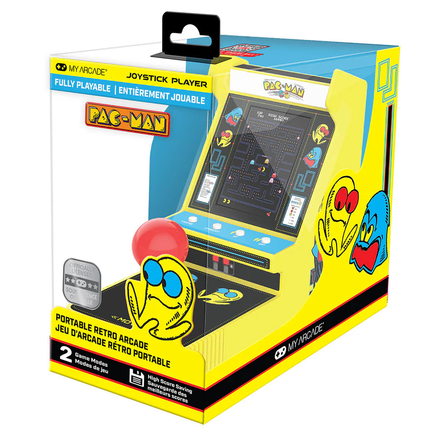 Pac-Man Joystick Player Portable Retro Arcade