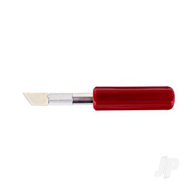 Excel K5 Knife, Heavy Duty Red Plastic Handle with Safety Cap (Carded)