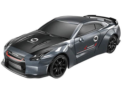 E-ZEE RC 1/43 LIGHTING GTR 4WD DRIFT CAR W/GYRO - SILVER