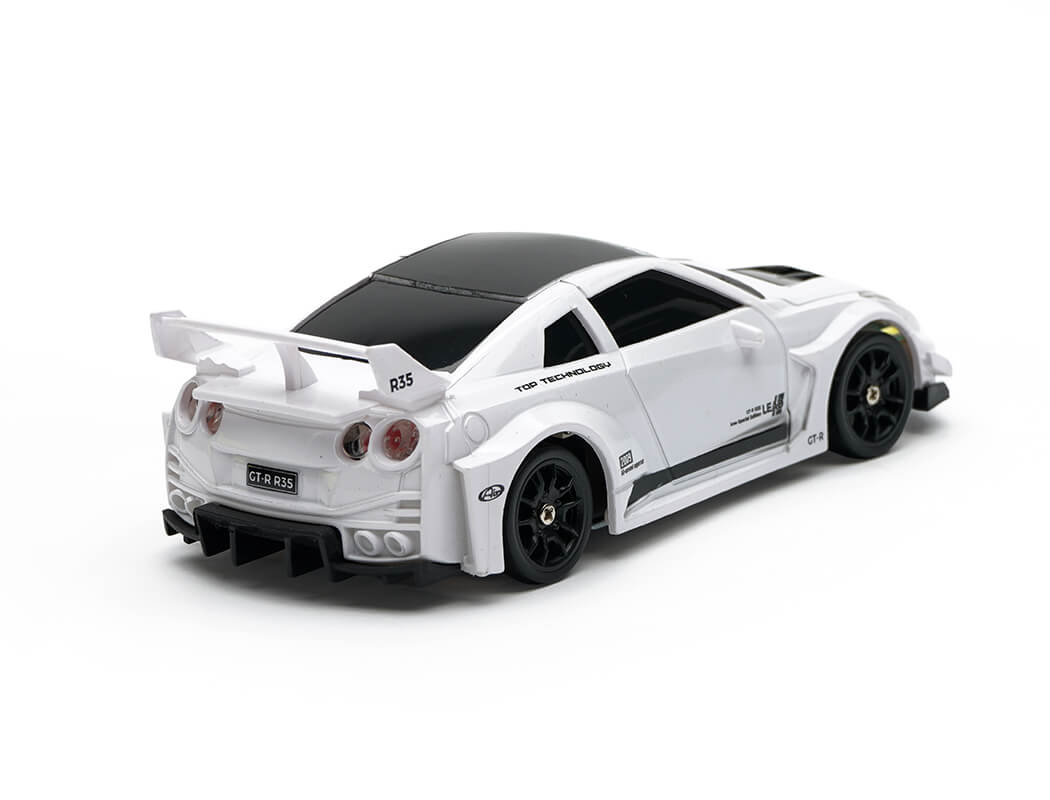 E-ZEE RC 1/43 LIGHTING 350Z 4WD DRIFT CAR WITH GYRO - WHITE