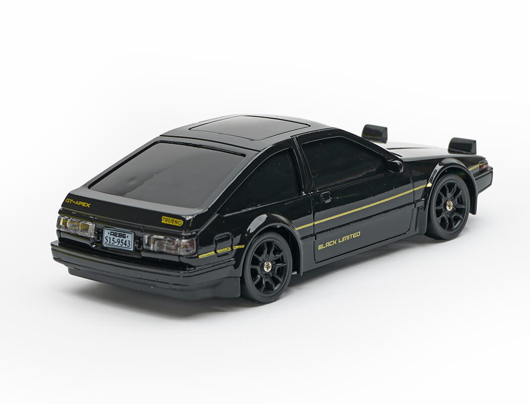 E-ZEE RC 1/43 LIGHTING TRUENO 4WD DRIFT CAR WITH GYRO - BLACK