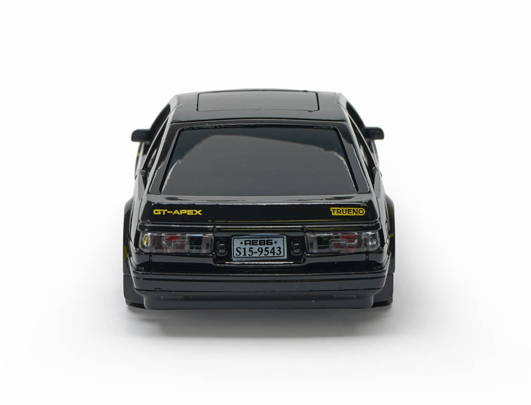 E-ZEE RC 1/43 LIGHTING TRUENO 4WD DRIFT CAR WITH GYRO - BLACK
