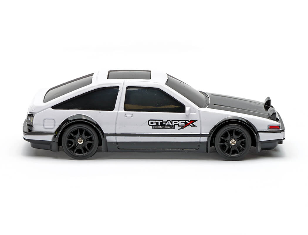 E-ZEE RC 1/43 LIGHTING TRUENO 4WD DRIFT CAR WITH GYRO - WHITE