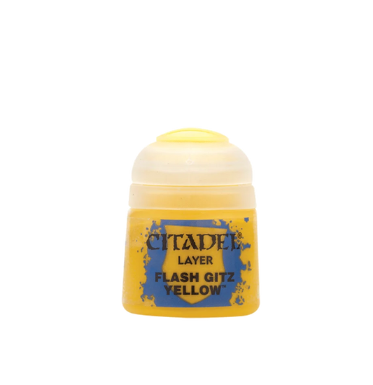 Warhammer Citadel Paint: Flash Gitz Yellow 12ml (Layer)