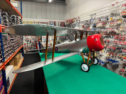 BUILT Valueplanes Balsa 1/3 Scale Nieuport 28 Kit, 2830mm Wingspan