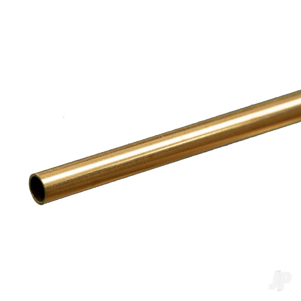 K&S Brass Round Tube, 3/16 x 12in - .014in Wall
