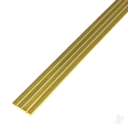 K&S KNS8243 Brass Strip 0.6 x 19 x 305mm 1/32 (.032 x 3/4 x 12")