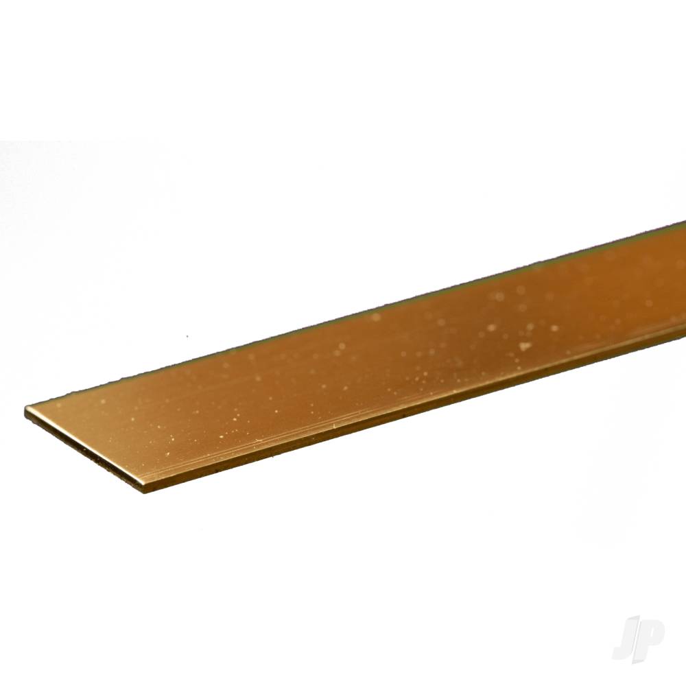 K&S Brass Strip, 1/32 (.032) x 3/4 x 12in