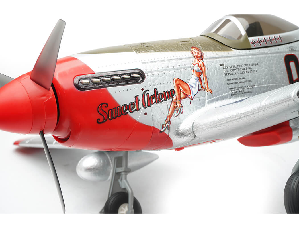MO-FLY P-51D MUSTANG 685MM 6CH 3D/6G WITH 6-AXIS GYRO RTF
