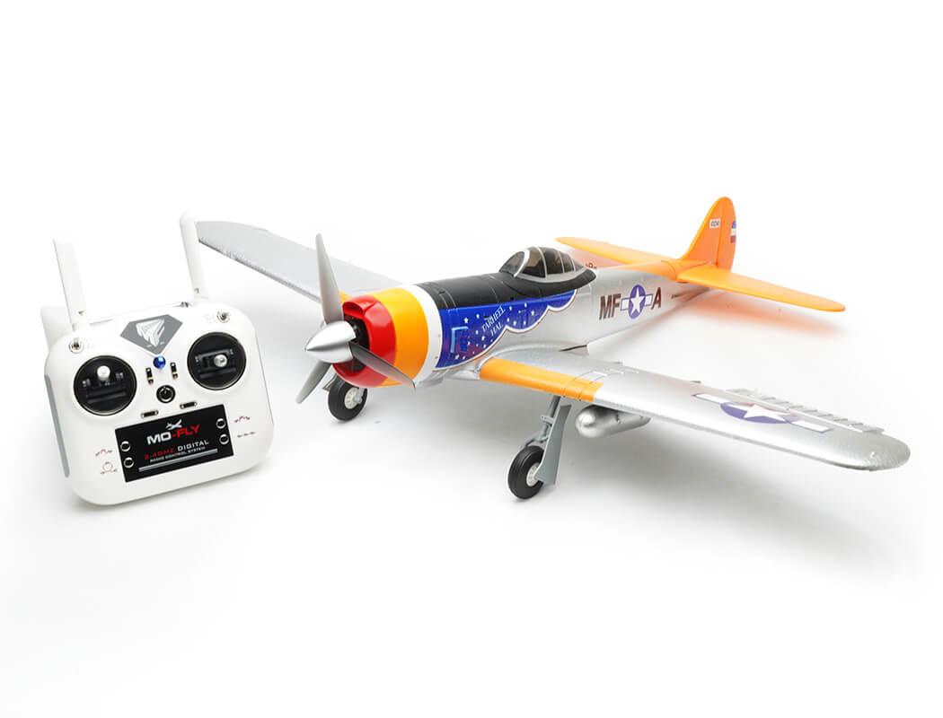 MO-FLY A84 SILVER/ORANGE 690MM 6CH 3D/6G WITH 6-AXIS GYRO RTF