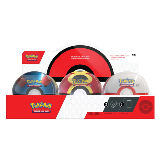 Pokemon TCG: Poke Ball Tin  (2025) sealed box of 6