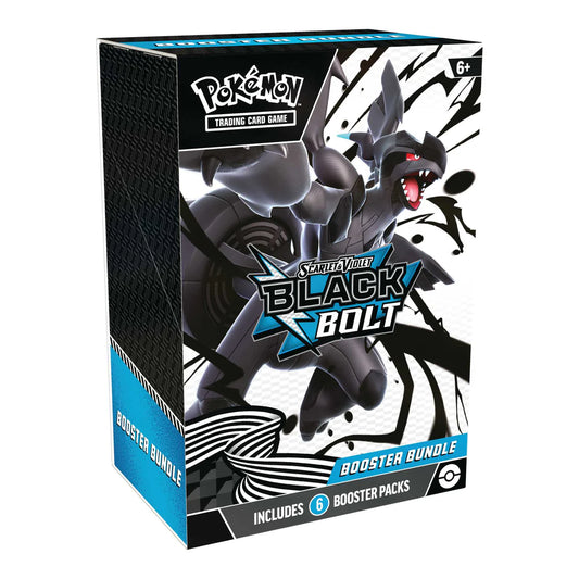 Pokémon TCG: Scarlet & Violet - Black Bolt - Booster Bundle (6 Booster Packs)